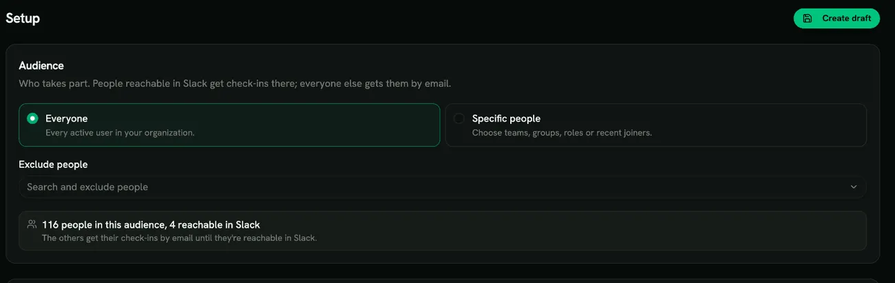 Setting up Security Check-ins